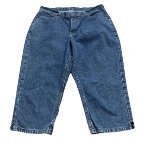 Lee Riders Women's Mid Rise‎ Capri Jeans Light Wash Size 16 M